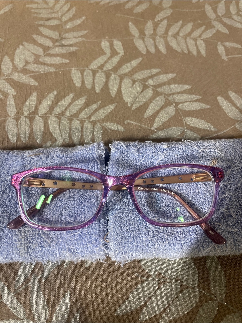 Kids Sparkle Pink Eyeglasses Frames - Unbranded